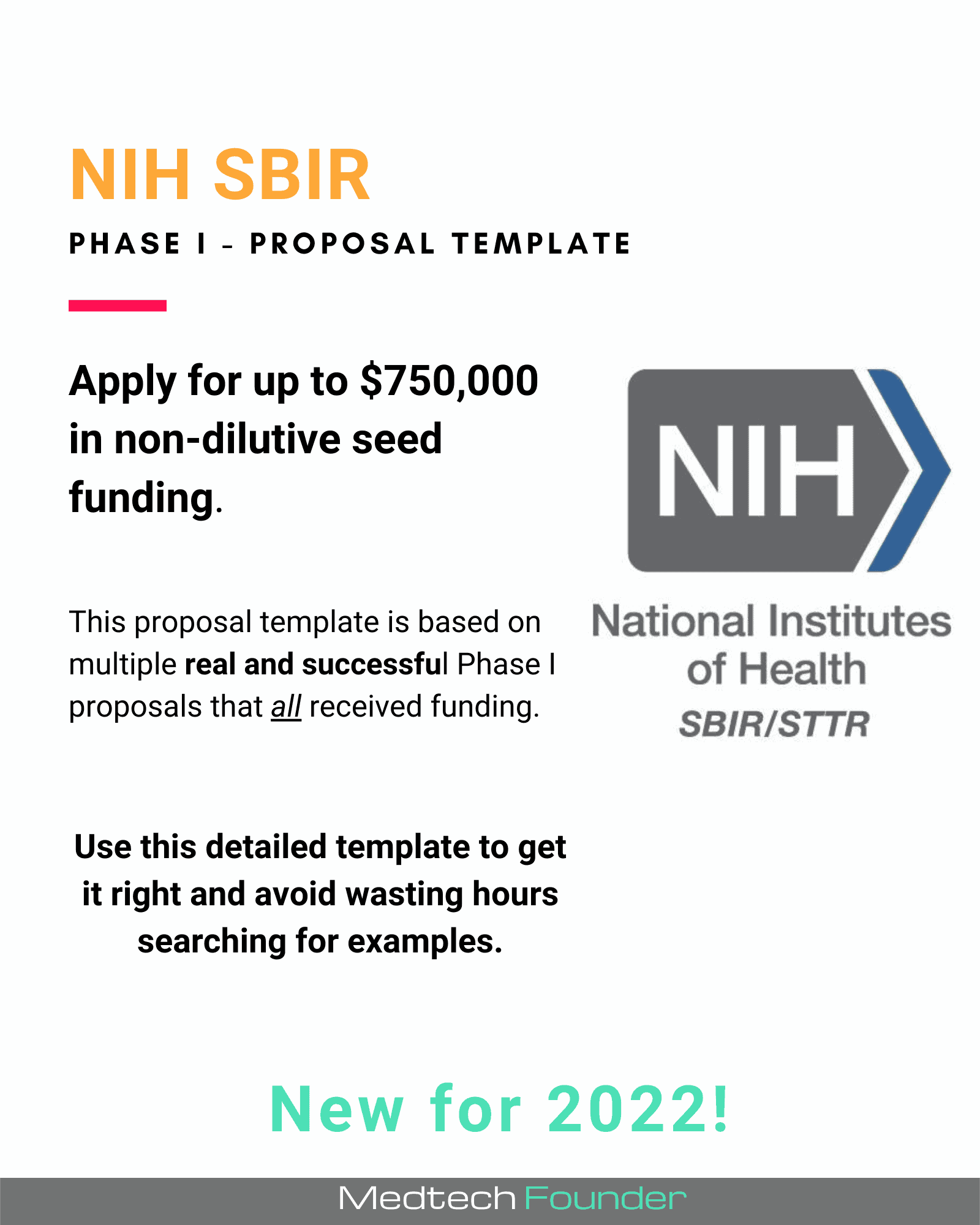 NIH SBIR Phase 1 Proposal Template