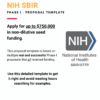 NIH SBIR Phase I Template